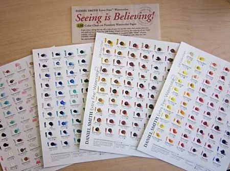 Акварельные пробники