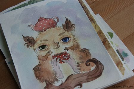 Акварельные завалы